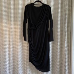 H&M Sexy Ruched Asymmetrical Formal Dress